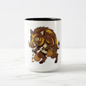 Babi Ngepet Zweifarbige Tasse (Mittel)