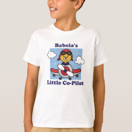 Babicas kleiner Co-Pilot - Niedliches Flugzeug T-Shirt