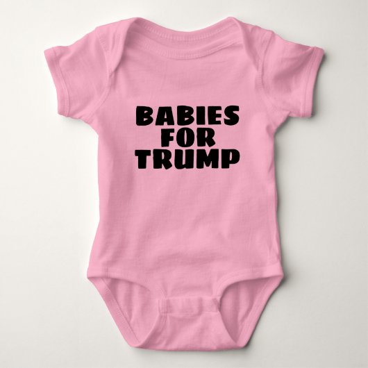 BABIEN FÜR TRUMP-BABYKLEIDUNG BABY STRAMPLER (Vorderseite)