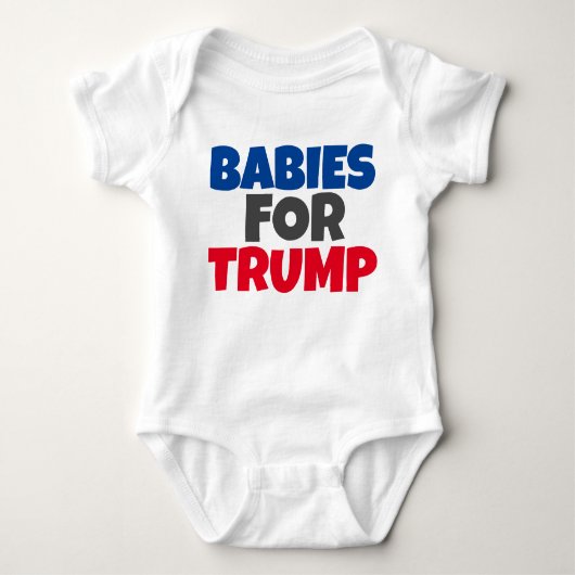 BABIEN FÜR TRUMP ONE PIECE JUMPER BABY STRAMPLER (Vorderseite)