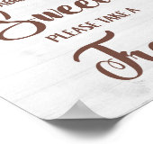 BABIEN SIND SCHWIMMEN BITTE LECKEREI Duschzeichen. Poster (Ecke)