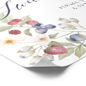 Babies Are Sweet Take A Treat Berries & Flowers Poster (Ecke)