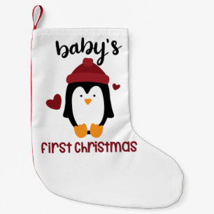 Babies First Christmas Merry Christmas Penguin Adu Kleiner Weihnachtsstrumpf