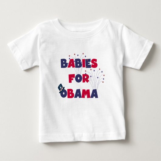 Babies For Obama Baby T-shirt (Vorderseite)