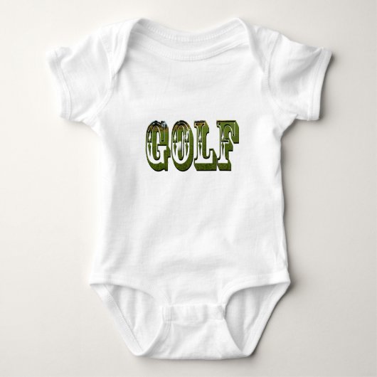 Babies Golf Logo Jumpsuit Baby Strampler (Vorderseite)