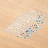 Babies in Bloom  | Twins Baby Shower  Acryleinladungen (Ablage )