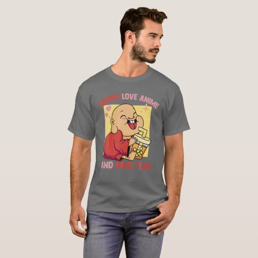 Babies Liebe Anime and Milk Tees - Niedlich Kawaii (Vorne ganz)