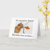 BABIES - WIR WISSEN, DASS ADOPTION BESONDERS IST KARTE (Gelbe Blume)