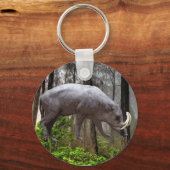 Babirusa-Schlüsselanhänger Schlüsselanhänger (Vorderseite)