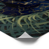 Babirusa Skull Art Printmedien gotische Märchenbra Poster (Ecke)