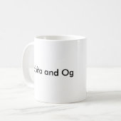 Babita und Og Kaffeetasse (Vorderseite Links)