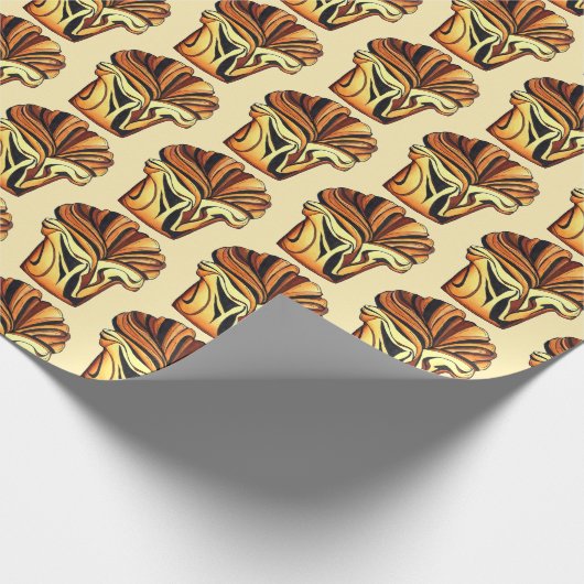 Babka Chocolate Brot Slice Loaf Jüdische Bäckerei Geschenkpapier (Ecke)