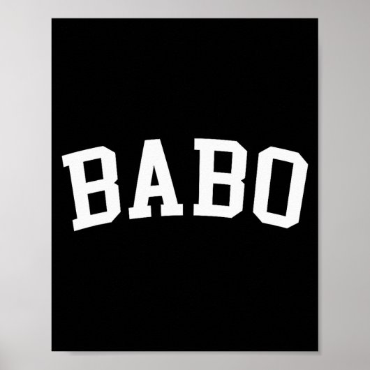 Babo  poster (Vorne)