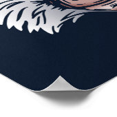 Baboon African Print | Baboon Animal Print Poster (Ecke)