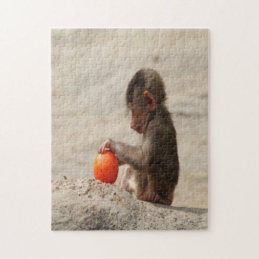 Baboon Baby Puzzle (Vertikal)