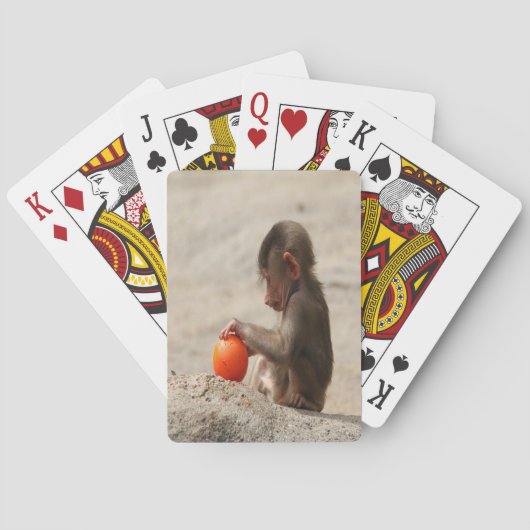 Baboon Baby Spielkarten (Rückseite)