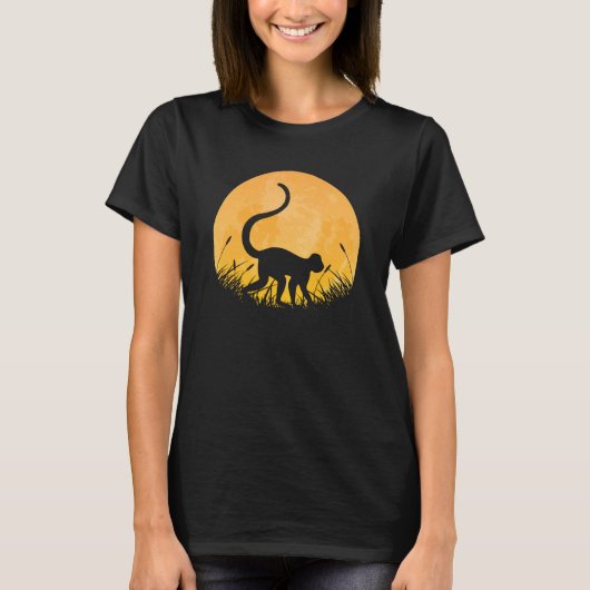 Baboon Easy Halloween Outfit Affe Animal Moon Co T-Shirt (Vorderseite)