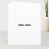 BABOON HINTERN FUNNY MONKEY HINTERN BIRTHDAY CARD KARTE (Rückseite)