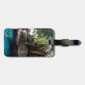 Baboon im Paradies, Gepäckmarke Gepäckanhänger (Rückseite horizontal)