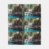 Baboon im Paradies, mittelfläschchen Fleecedecke (Vorderseite)