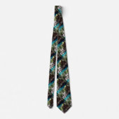Baboon im Paradies, Neck Tie Krawatte (Rückseite)