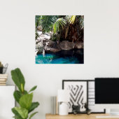 Baboon im Paradies, Poster (Heimbüro)