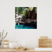 Baboon im Paradies, Poster (Küche)