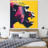 Baboon Leinwanddruck (Insitu (Schlafzimmer))