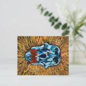 Baboon Lion Postkarte (Stehend Vorderseite)