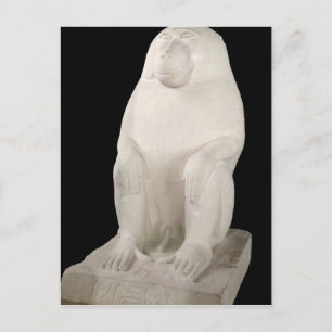 Baboon, Mittleres Königreich, möglicherweise 7. Dy Postkarte