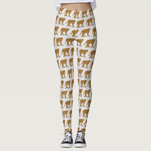 Baboon Monkey Art  Leggings (Vorderseite)