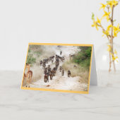 Baboon Rush Hour Karte (Gelbe Blume)