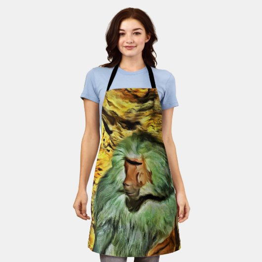 Baboon Schürze (Getragen)