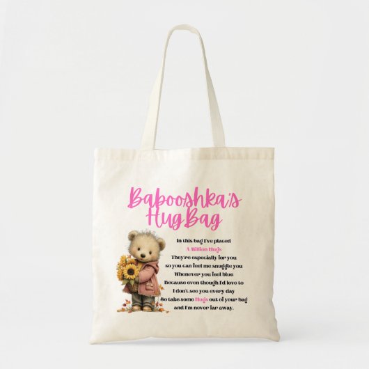 Babooshka-Hug-Bag (Einzel) Tragetasche (Vorne)