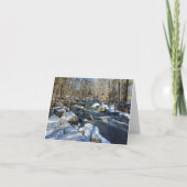 Babosic Winter Water Note Card Dankeskarte (Vorderseite)
