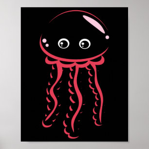 Babt Jellyfish Lächeln Kostüme Süße Tier Hallowe Poster
