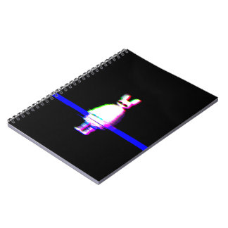 Babu Glitchcore Spiral Notebook Notizblock