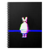 Babu Glitchcore Spiral Notizbuch Notizblock (Vorderseite)