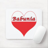 Babunia Polnisches Herz Mousepad (Mit Mouse)