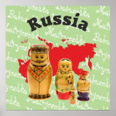 Babuschka Matrjoschka Matryoshka Poster (Vorne)