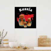 Babuschka Matrjoschka Matryoshka Poster (Küche)