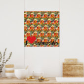 Babuschka Matrjoschka Matryoshka Poster (Küche)