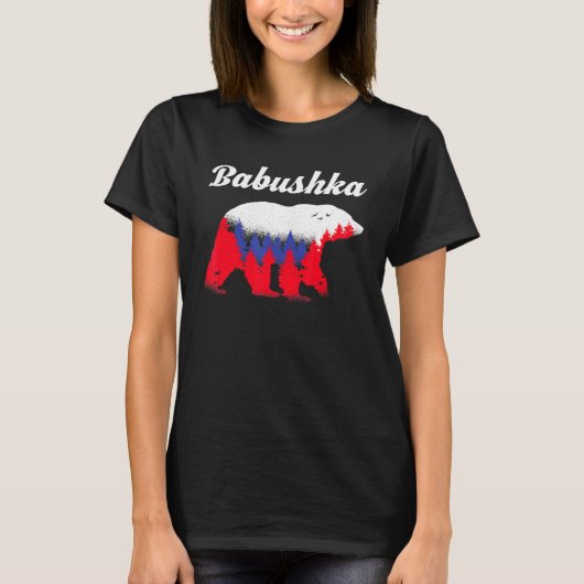 Babushka Bear T-Shirt (Vorderseite)