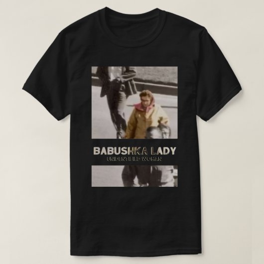 Babushka Lady Mystery T-Shirt (Design vorne)