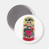Babushka Magnet (Vorderseite/Rückseite)