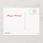 Babushka - Matryoshka Feiertagspostkarte (Rückseite)