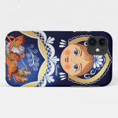 Babushka Matryoshka Russe-Puppe Case-Mate iPhone Hülle (Rückseite (Horizontal))