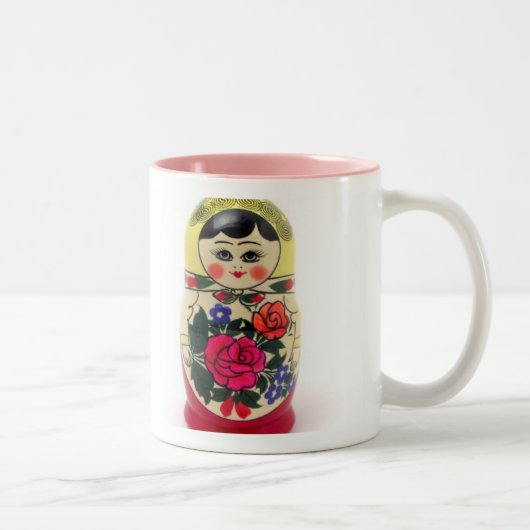 babushka zweifarbige tasse (Rechts)