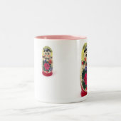 babushka zweifarbige tasse (Mittel)