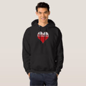 Babusia Polnisches Herz Hoodie (Vorne ganz)